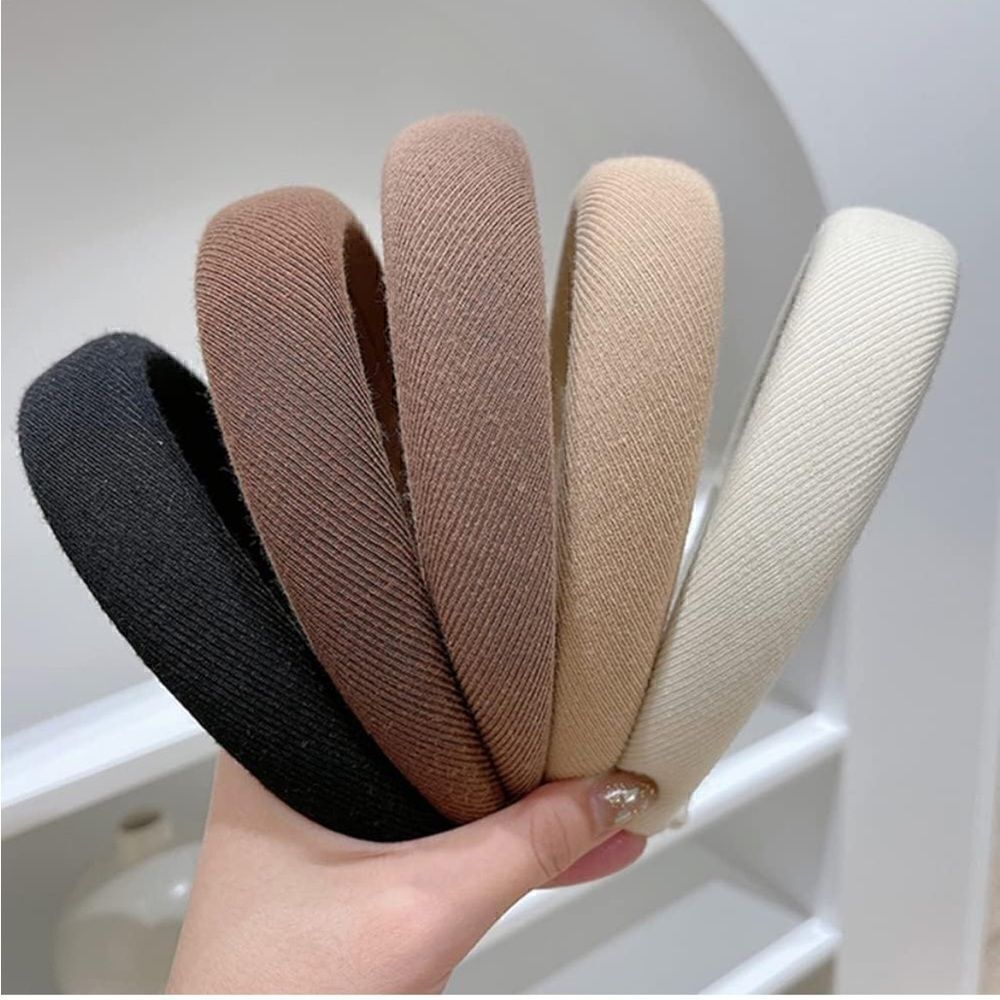5pc Headband Set Neutral  - Picture 4 of 5